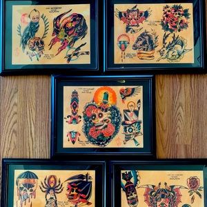 Tattoo Flash Set (Steve Whittenberger and Damon Burns collaboration)